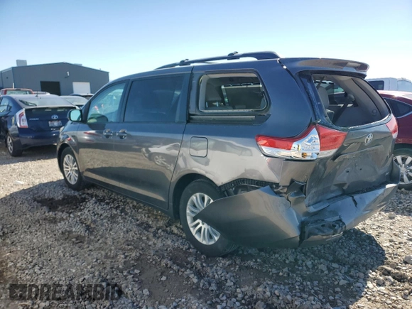 2011 Toyota Sienna XLE AAS with VIN 5TDYK3DC3BS036574, listed as a Copart auction lot 47177365 with 138,161 mi miles and Salvage Title. Bid and sale history available at carsss.com. Image 2.