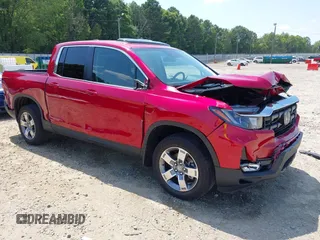 2024 Honda Ridgeline RTL с VIN 5FPYK3F52RB010584, выставлен на аукционе IAAI как лот 42585070 с пробегом 16 942 миль миль и . История ставок и продаж доступна на DreamBid. Изображение 1.