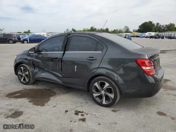 2017 Chevrolet Sonic Premier with VIN 1G1JF5SBXH4120366, listed as a Copart auction lot 50355305 with 123,932 mi miles and Salvage Title. Bid and sale history available at carsss.com. Image 2.