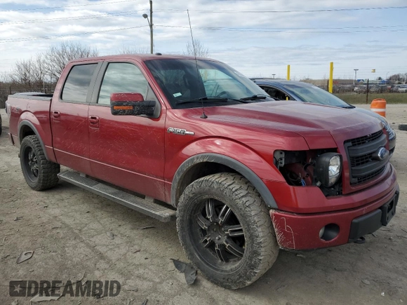 2014 Ford F-150 XL with VIN 1FTFW1EF9EKF99259, listed as a Copart auction lot 49588665 with Not provided miles and Salvage title. Bid and sale history available at DreamBid. Image 4.