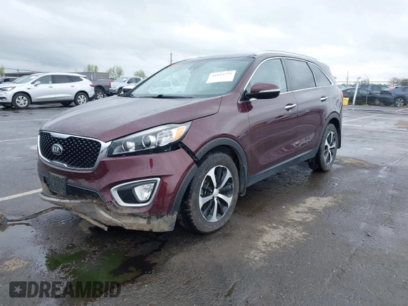 2017 Kia Sorento EX V6 with VIN 5XYPH4A50HG261420, listed as a IAAI auction lot 41933777 with 90,784 mi miles. Bid and sale history available at carsss.com. Image 17.