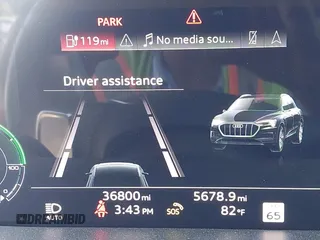 2022 Audi e-tron Premium Plus with VIN WA1LAAGE1NB008616, listed as a IAAI auction lot 42723244 with 36,800 mi miles and . Bid and sale history available at DreamBid. Image 15.