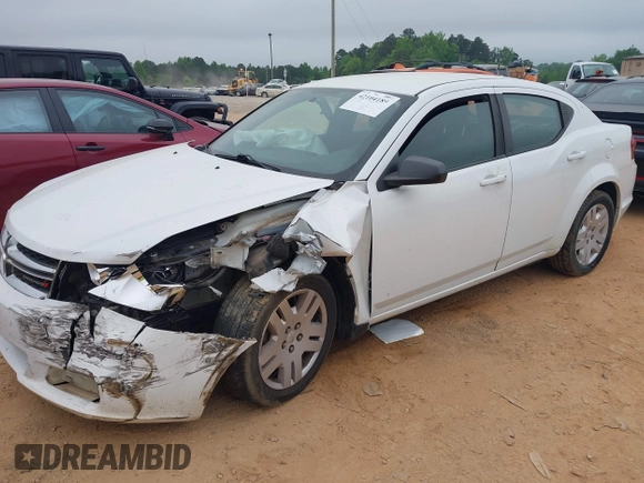 2014 Dodge Avenger SE with VIN 1C3CDZAB4EN226417, listed as a IAAI auction lot 42104189 with 155,454 mi miles and . Bid and sale history available at DreamBid. Image 17.