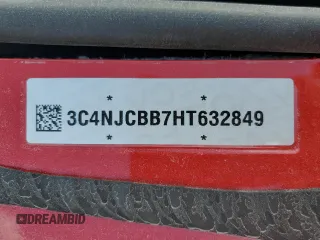 2017 Jeep Compass Latitude z VIN 3C4NJCBB7HT632849, wystawiony jako Copart lot #58581825 z przebiegiem Nie podano mil oraz Czysty tytuł • Clean title. Historia ofert i sprzedaży dostępna na DreamBid. Obrazek 14.
