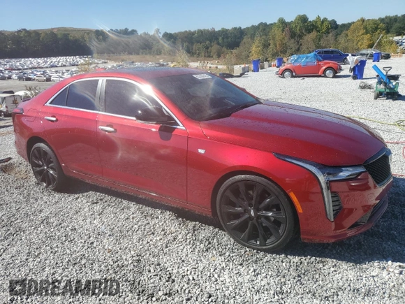 2024 Cadillac CT4 Premium Luxury z VIN 1G6DB5RK2R0100629, wystawiony jako Copart lot #76079204 z przebiegiem 23 279 mil mil oraz Czysty tytuł • Clean title. Historia ofert i sprzedaży dostępna na DreamBid. Obrazek 4.
