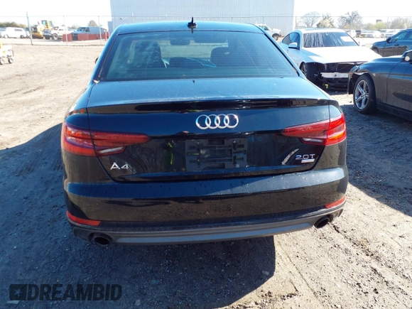 2018 Audi A4 Premium with VIN WAUKMAF41JN018702, listed as a IAAI auction lot 41770021 with 68,128 mi miles. Bid and sale history available at carsss.com. Image 16.