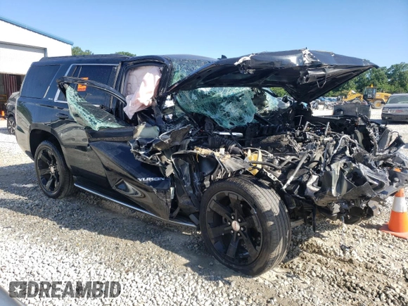 2015 GMC Yukon SLE with VIN 1GKS1AKC9FR740500, listed as a Copart auction lot 57010554 with 0 mi miles and Non Repairable. Bid and sale history available at carsss.com. Image 4.