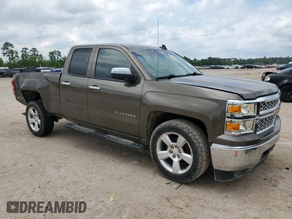 2015 Chevrolet Silverado 1500 LS with VIN 1GCRCPEC0FZ352798, listed as a Copart auction lot 53135455 with 81,809 mi miles and Salvage Title. Bid and sale history available at DreamBid. Image 4.