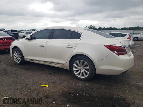 2014 Buick LaCrosse Leather with VIN 1G4GB5G39EF208867, listed as a Copart auction lot 65051634 with 142,253 mi miles and Salvage Title. Bid and sale history available at carsss.com. Image 2.
