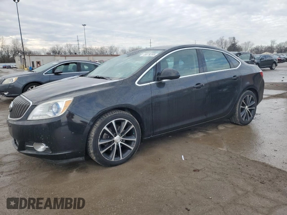2017 Buick Verano Sport Touring with VIN 1G4PR5SKXH4114958, listed as a Copart auction lot 46678265 with 129,644 mi miles and Salvage Title. Bid and sale history available at carsss.com. Image 1.