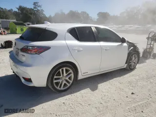 2016 Lexus CT 200h Hybrid with VIN JTHKD5BH9G2263484, listed as a Copart auction lot 36127053 with 90,148 mi miles. Bid and sale history available at carsss.com. Image 3.