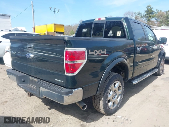 2013 Ford F-150 XL with VIN 1FTFW1EF1DKG37128, listed as a IAAI auction lot 42094406 with 118,881 mi miles. Bid and sale history available at carsss.com. Image 4.