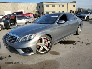 2015 Mercedes-Benz S 63 AMG z VIN WDDUG7JB2FA190883, wystawiony jako Copart lot #87483284 z przebiegiem Nie podano mil oraz Szkoda całkowita • Salvage title. Historia ofert i sprzedaży dostępna na DreamBid. Obrazek 1.