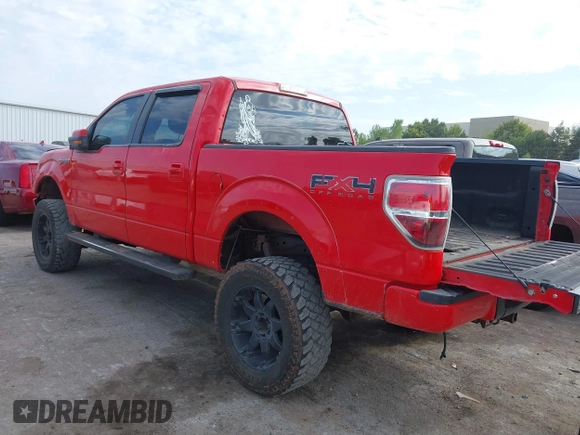 2011 Ford F-150 XLT with VIN 1FTFW1ET3BFC64671, listed as a IAAI auction lot 40610978 with 161,997 mi miles. Bid and sale history available at carsss.com. Image 3.
