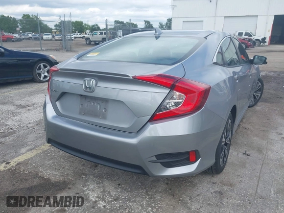 2017 Honda Civic Sedan EX-L with VIN 2HGFC1F73HH654625, listed as a IAAI auction lot 41962609 with 77,991 mi miles. Bid and sale history available at carsss.com. Image 4.