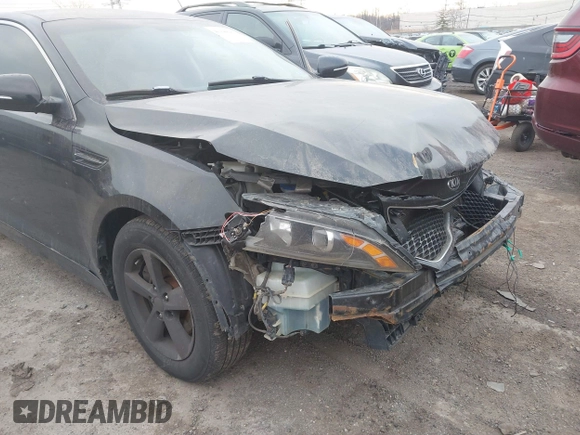 2014 Kia Optima LX with VIN 5XXGM4A73EG280685, listed as a IAAI auction lot 41190691 with 153,957 mi miles. Bid and sale history available at carsss.com. Image 12.