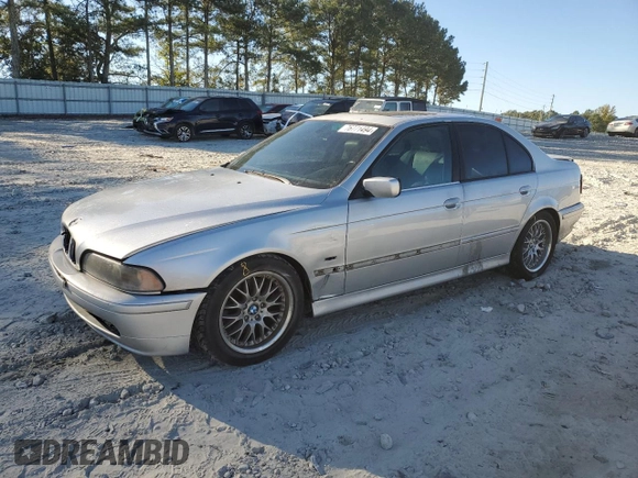 2002 BMW 5 Series 530iA with VIN WBADT63492CK26675, listed as a Copart auction lot 76771494 with 204,276 mi miles and Salvage Title. Bid and sale history available at carsss.com. Image 1.