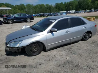 2003 Honda Accord LX z VIN 3HGCM56323G704766, wystawiony jako Copart lot #53889585 z przebiegiem 262 536 mil mil oraz Szkoda całkowita • Salvage title. Historia ofert i sprzedaży dostępna na DreamBid. Obrazek 1.