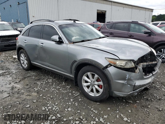 2006 Infiniti FX with VIN JNRAS08W86X210918, listed as a Copart auction lot 60262895 with Not provided miles and Salvage title. Bid and sale history available at DreamBid. Image 4.