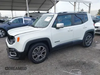 2017 Jeep Renegade Limited with VIN ZACCJADB5HPF68004, listed as a IAAI auction lot 41789333 with 108,425 mi miles and . Bid and sale history available at DreamBid. Image 2.