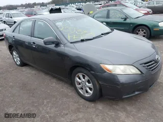 2007 Toyota Camry CE with VIN 4T1BE46K37U669145, listed as a IAAI auction lot 41927728 with 999,999 mi miles. Bid and sale history available at carsss.com. Image 1.