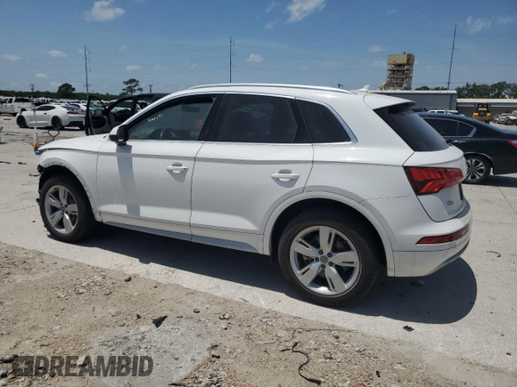 2019 Audi Q5 Premium with VIN WA1ANAFY7K2034382, listed as a Copart auction lot 56514475 with 56,620 mi miles and Salvage title. Bid and sale history available at DreamBid. Image 2.