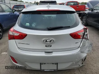 2016 Hyundai Elantra GT with VIN KMHD35LH2GU337016, listed as a Copart auction lot 71303524 with 28,326 mi miles and Salvage Title. Bid and sale history available at carsss.com. Image 6.