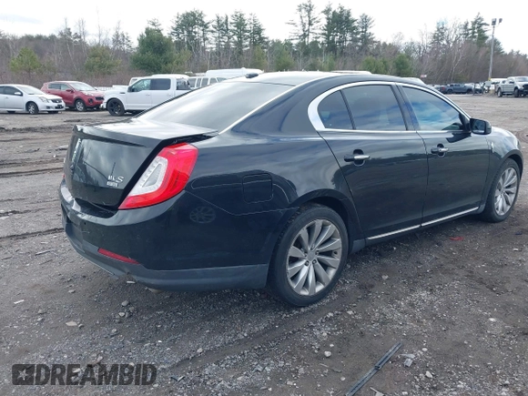 2014 Lincoln MKS with VIN 1LNHL9EK0EG601444, listed as a IAAI auction lot 41849160 with 164,791 mi miles. Bid and sale history available at carsss.com. Image 4.