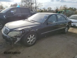 2001 Mercedes-Benz S 320/430/500 с VIN WDBNG75JX1A145889, выставлен на аукционе Copart как лот 79578854 с пробегом 110 920 миль миль и Списание • Salvage title. История ставок и продаж доступна на DreamBid. Изображение 1.