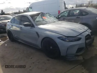 2022 BMW M3 Competition xDrive z VIN WBS43AY07NFM10293, wystawiony jako Copart lot #71593734 z przebiegiem Nie podano mil oraz Szkoda całkowita • Salvage title. Historia ofert i sprzedaży dostępna na DreamBid. Obrazek 4.