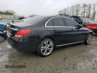 2016 Mercedes-Benz C 300 Luxury with VIN 55SWF4KB6GU155838, listed as a Copart auction lot 52011555 with 90,458 mi miles and Salvage Title. Bid and sale history available at carsss.com. Image 3.