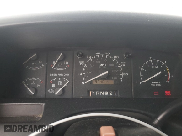 1996 Ford F-350 with VIN 1FTJW35F5TEB52509, listed as a Copart auction lot 51048475 with 199,464 mi miles and Salvage Title. Bid and sale history available at DreamBid. Image 9.