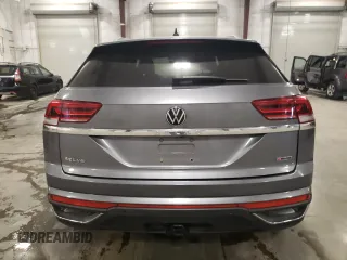 2021 Volkswagen Atlas SEL with VIN 1V2BE2CA1MC220695, listed as a Copart auction lot 55622425 with 48,636 mi miles and Salvage title. Bid and sale history available at DreamBid. Image 6.