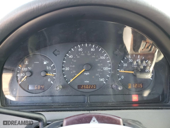 2001 Mercedes-Benz M-Class with VIN 4JGAB54E91A274807, listed as a Copart auction lot 50099165 with 250,220 mi miles and Salvage Title. Bid and sale history available at carsss.com. Image 9.