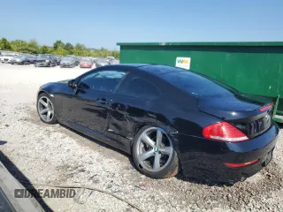 2010 BMW 6 Series 650i with VIN WBAEA5C53ACV93647, listed as a Copart auction lot 66761884 with 114,711 mi miles and Salvage Title. Bid and sale history available at carsss.com. Image 2.
