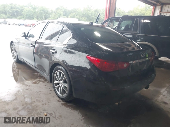 2015 Infiniti Q50 with VIN JN1BV7AP1FM342558, listed as a IAAI auction lot 42729484 with 142,235 mi miles and . Bid and sale history available at DreamBid. Image 3.