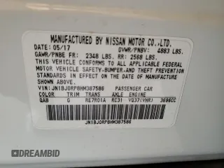 2017 Infiniti QX50 z VIN JN1BJ0RP8HM387586, wystawiony jako Copart lot #58868315 z przebiegiem 69 152 mil mil oraz Szkoda całkowita • Salvage title. Historia ofert i sprzedaży dostępna na DreamBid. Obrazek 13.