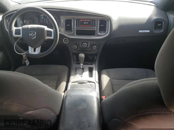 2014 Dodge Charger SE with VIN 2C3CDXBG7EH314658, listed as a Copart auction lot 48160235 with 161,599 mi miles and Salvage Title. Bid and sale history available at carsss.com. Image 8.