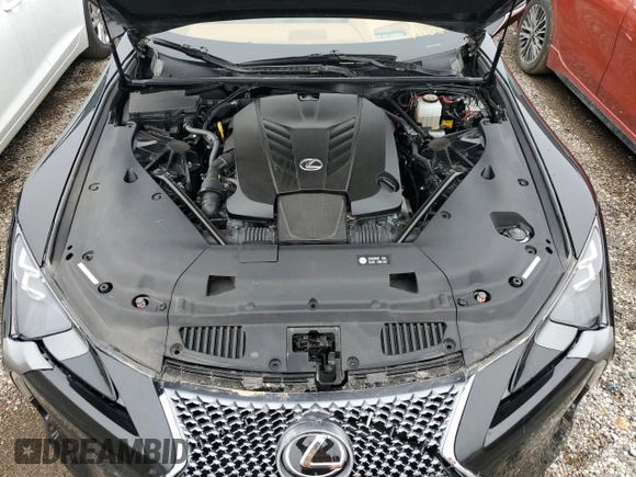 2018 Lexus LC with VIN JTHHP5AY7JA005268, listed as a Copart auction lot 52507585 with 17,572 mi miles and Salvage Title. Bid and sale history available at carsss.com. Image 11.