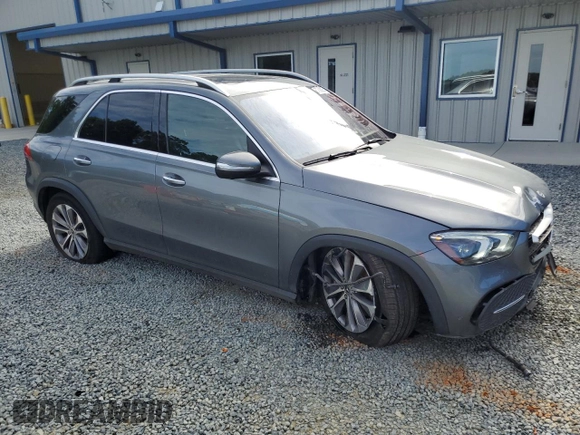 2021 Mercedes-Benz GLE 450 with VIN 4JGFB5KB8MA561316, listed as a Copart auction lot 57608035 with Not provided miles and Salvage title. Bid and sale history available at DreamBid. Image 4.