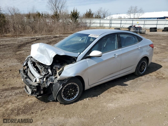 2014 Hyundai Accent GLS with VIN KMHCT4AE5EU773404, listed as a Copart auction lot 48628005 with 88,029 mi miles and Salvage Title. Bid and sale history available at carsss.com. Image 1.