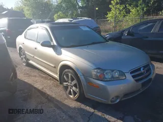 2002 Nissan Maxima GLE z VIN JN1DA31AX2T315125, wystawiony jako IAAI lot #41969690 z przebiegiem 250 261 mil mil oraz . Historia ofert i sprzedaży dostępna na DreamBid. Obrazek 1.