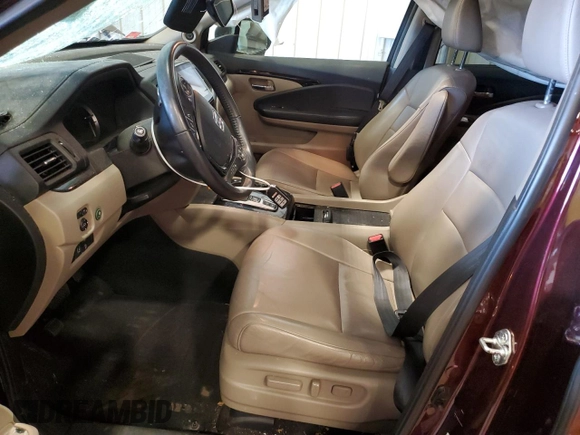 2017 Honda Pilot Touring with VIN 5FNYF6H97HB077601, listed as a Copart auction lot 53672935 with 73,484 mi miles and Salvage Title. Bid and sale history available at carsss.com. Image 7.