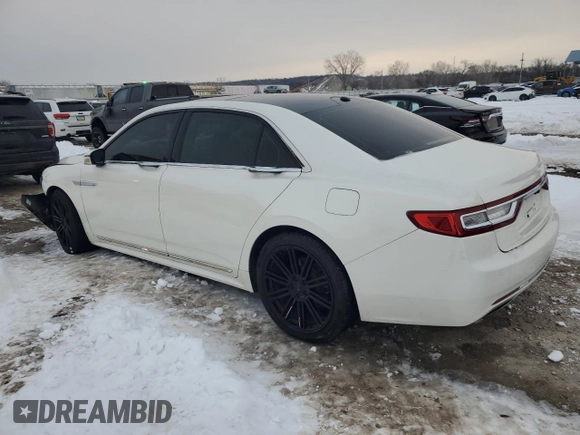 2017 Lincoln Continental Reserve with VIN 1LN6L9NP1H5629434, listed as a Copart auction lot 88120805 with 103,575 mi miles and Salvage Title. Bid and sale history available at carsss.com. Image 2.