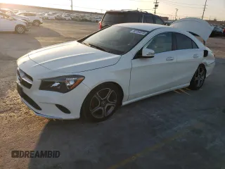 2018 Mercedes-Benz CLA 250 with VIN WDDSJ4EB3JN550780, listed as a Copart auction lot 82153373 with 60,286 mi miles and . Bid and sale history available at DreamBid. Image 1.