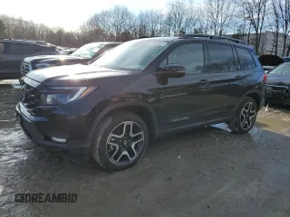 2022 Honda Passport Elite with VIN 5FNYF8H02NB012275, listed as a Copart auction lot 46229325 with 15,327 mi miles and Salvage Title. Bid and sale history available at carsss.com. Image 1.
