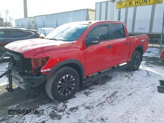 2021 Nissan Titan Pro-4X with VIN 1N6AA1ED6MN532524, listed as a IAAI auction lot 41225606 with 44,225 mi miles and . Bid and sale history available at DreamBid. Image 18.