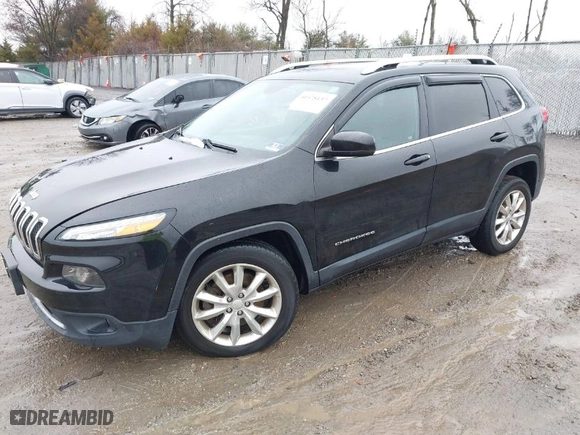 2017 Jeep Cherokee Limited with VIN 1C4PJMDS4HW637996, listed as a IAAI auction lot 41578137 with 61,846 mi miles. Bid and sale history available at carsss.com. Image 2.