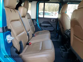 2020 Jeep Wrangler Unlimited Sahara Altitude with VIN 1C4HJXEG2LW252672, listed as a Copart auction lot 44195175 with 58,555 mi miles and Salvage title. Bid and sale history available at DreamBid. Image 11.