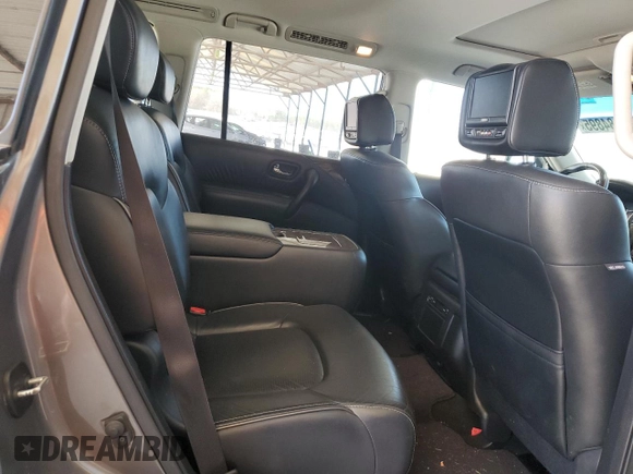 2016 Infiniti QX80 with VIN JN8AZ2NF0G9610963, listed as a Copart auction lot 47184895 with 183,836 mi miles and Salvage title. Bid and sale history available at DreamBid. Image 11.